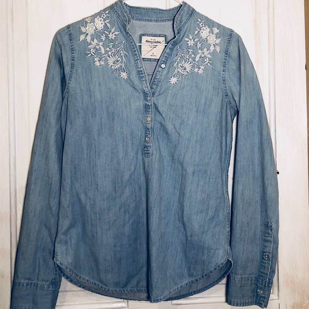 Denim top